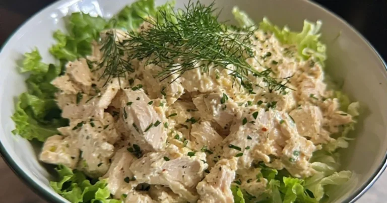 Delicious easy canned chicken salad recipe, perfect for a quick and tasty meal.