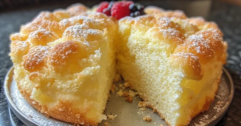 Delicious and easy cloud cake recipe with a light, fluffy texture, perfect for any occasion.)